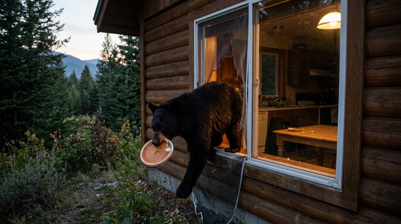 The Idaho Bear That Broke Into a Home for Pumpkin Pie: What It Teaches Us About Wildlife Safety